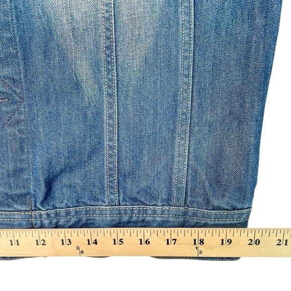 Diesel Upcycled Homer Simpson Denim Jacket Size L Iconic Geek Pop Culture - Picture 14 of 16